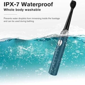 5 Modes Electric Toothbrushes For Adults Kids | Smart Timer Usb Charge Rechargeable Whitening Toothbrush Waterproof (random Color)
