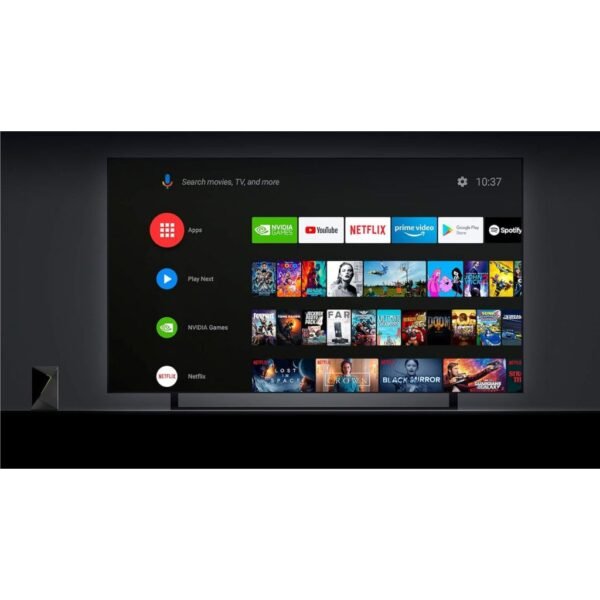 NVIDIA SHIELD Android TV Pro Streaming Media Player; 4K HDR Movies, Live Sports, Dolby Vision-Atmos, AI-Enhanced Upscaling, GeForce NOW Cloud Gaming, Google Assistant Built-In, Works with Alexa